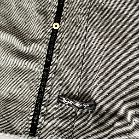 English Laundry Dress Shirt Flip cuffs Sz. 15.5 - Picture 7 of 8